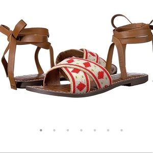 NWT Sam Edelman Beaded Luisa Gladiator Sandal